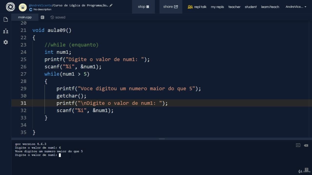 Logica de Programacao e Algoritmos com CC++ e exercícios