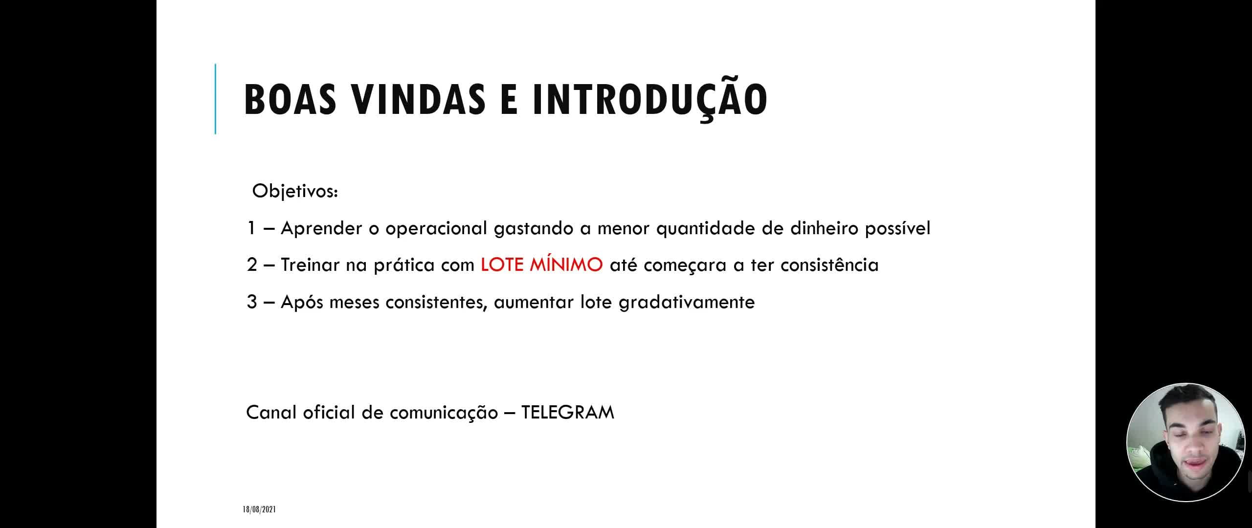 Treinamento Vivendo de Opções